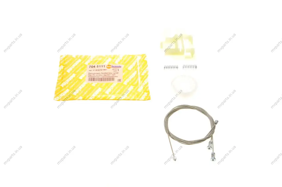 Ремкомплект склопідіймача BMW 3 (E46) 97-05 (R) 704 5111 AUTOTECHTEILE 704-5111 (фото 1)