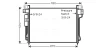 Радіатор кондиціонера NISSAN NAVARA / PATHFINDER 2005- (вир-во AVA) AVA COOLING DNA5299D (фото 1)