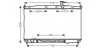 Радіатор охолодження HYUNDAI Santa Fe II (CM) АТ (вир-во AVA) AVA COOLING HY2174 (фото 1)