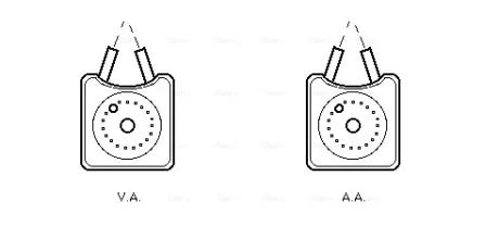 Радіатор масляний VARIOUS AUDI/VW/SEAT/FORD (Ava) AVA COOLING VN3106