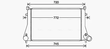 Інтеркулер VAG (Ava) AVA COOLING VN4403