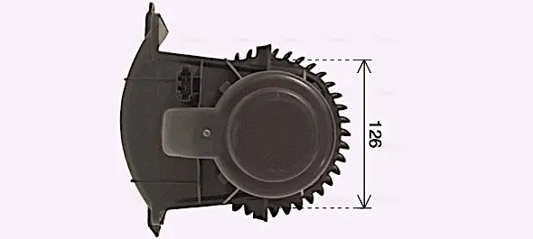 Вентилятор салону VW T5 (вир-во AVA) AVA COOLING VN8411 (фото 1)
