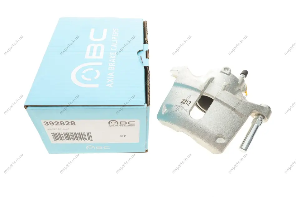 Супорт гальмівний (передній) (L) Renault Kangoo 97- (d=54mm) (lдиск 20mm) (Bosch) Brake Calipers AXIA 392828 (фото 1)