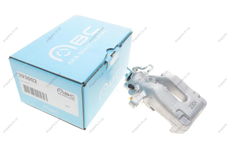 Супорт гальмівний (задній) (L) Citroen C4 04-/Peugeot 307/308/SW 00-14 (d=38mm) Brake Calipers AXIA 393002 (фото 1)