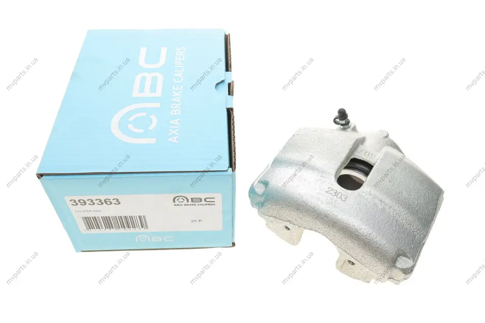Супорт гальмівний (передній) (R) Audi A1/A3/VW Caddy/Skoda Fabia/Octavia/Superb 04-15 (d=54mm) Brake Calipers AXIA 393363 (фото 1)