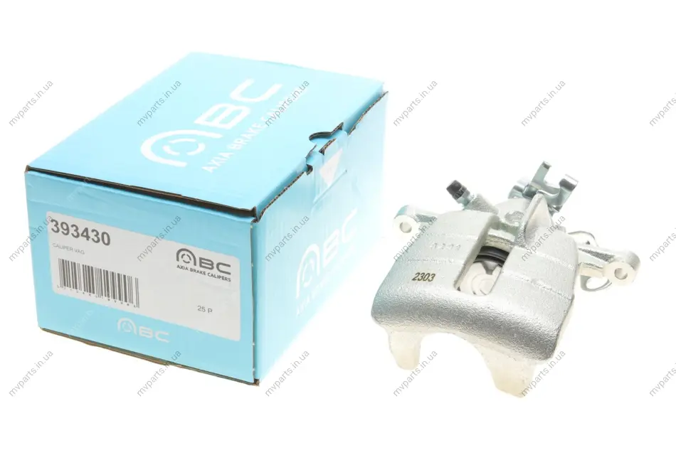 Супорт гальмівний (задній) (L) VW T5 1.9D-3.2D 03- (d=41mm) Brake Calipers AXIA 393430 (фото 1)