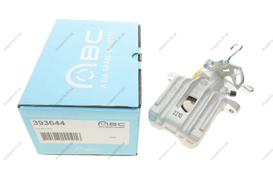 Супорт гальмівний (задній) (L) VW Golf V/VI 03- (d=38mm) (Trw) Brake Calipers AXIA 393644 (фото 1)