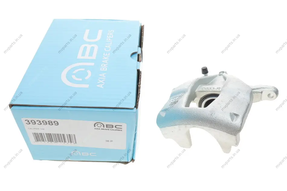 Супорт гальмівний (передній) (R) Fiat Doblo/Punto/Opel Combo/Corsa D 01- (d=54mm) (Bosch) Brake Calipers AXIA 393989 (фото 1)