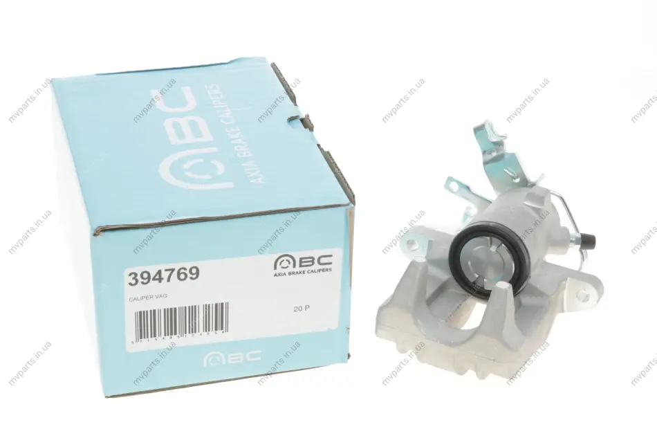 Супорт гальмівний (задній) (R) VW Caddy III 03- (d=38mm) (TRW) (для диска d=253mm) Brake Calipers AXIA 394769 (фото 1)