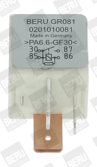Реле свічок розжарювання VW Caddy II/III/T4/T5 1.9/2.0/2.5 TDI/SDI 95-10 BERU GR081