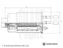 Фільтр паливний Peugeot Boxer/Fiat Ducato 2.0D/2.3D/3.0D 07- BLUE PRINT ADBP230030 (фото 3)