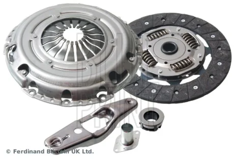 Комплект зчеплення VW Caddy 2.0SDI 03- (d=220mm) (+вижимний) BLUE PRINT ADBP300000