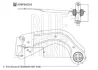 Важіль підвіски (задній) (L) Mazda CX-5 11- BLUE PRINT ADBP860203 (фото 3)