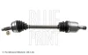 Піввісь (передня) (L) Honda Civic 1.4/1.8 05-13 (26z/27z/629mm) BLUE PRINT ADBP890020 (фото 1)