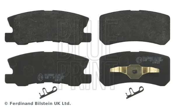 Колодки гальмівні задні дискові (вир-во Blue Print) BLUE PRINT ADC44259 (фото 1)