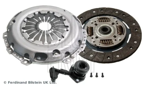 Комплект зчеплення Ford Escort 1.5 Ti/Fiesta 1.6 Ti 08- (d=220mm) (+вижимний) BLUE PRINT ADF123091