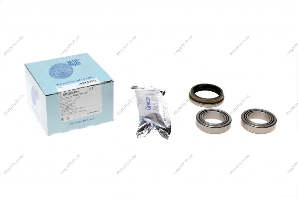 Підшипник маточини (передньої) Mazda 121/Kia Rio 90-05 (38x63x17) BLUE PRINT ADG08224 (фото 1)
