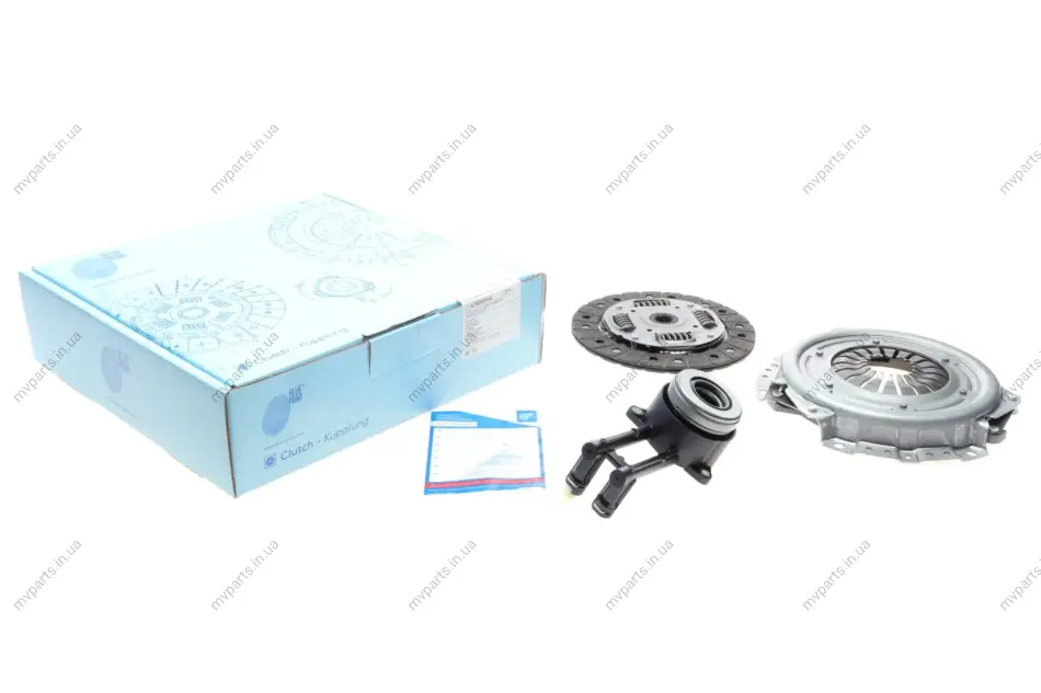 Комплект зчеплення Ford Fiesta/Mazda 2 1.25-1.4 96-08 (d=190mm) (+вижимний) BLUE PRINT ADM53084 (фото 1)