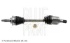 Піввісь (передня) (L) Mazda 6 2.0 DI 02-07 (28x30z/640mm) BLUE PRINT ADM589501 (фото 1)