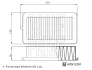 Фільтр повітряний Nissan Juke II 19-, Micra V 16- (вир-во Blue Print) BLUE PRINT ADN12291 (фото 3)