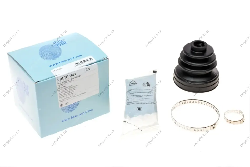Пильник ШРКШ (внутрішній) Nissan Primera 1.6/1.8 16V 96-08 (21x65x86mm) BLUE PRINT ADN18143 (фото 1)