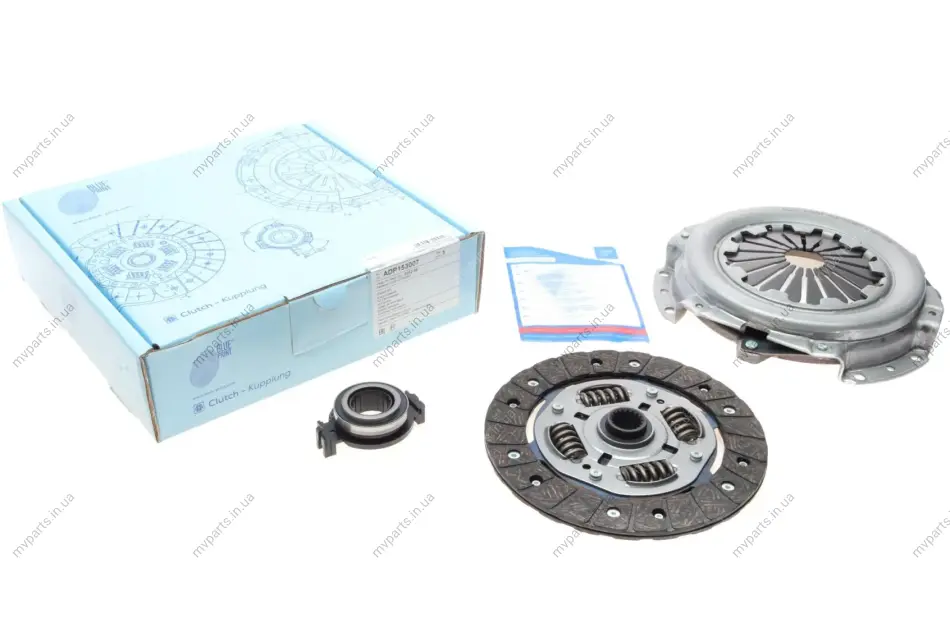 Комплект сцепления Citroen Xsara/Peugeot 106/306 1.0-1.4 -04 (d=181mm) (+выжимной) BLUE PRINT ADP153007 (фото 1)