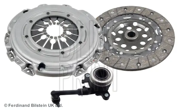 Комплект зчеплення Renault Megane II/III/Scenic II/III 1.9dCi 02- (d=241mm) (+вижимний) BLUE PRINT ADR163027 (фото 1)