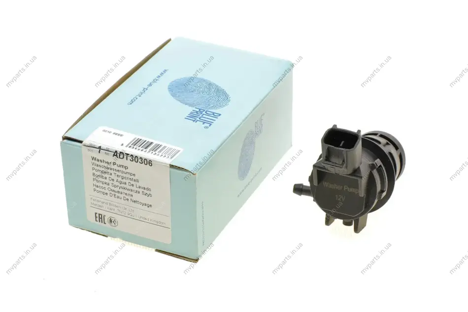 Насос омивача скла Toyota Land Cruiser/Rav4 00- BLUE PRINT ADT30306 (фото 1)