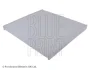 Фільтр салону Lexus GS/IS/RX 97-05 BLUE PRINT ADT32536 (фото 1)