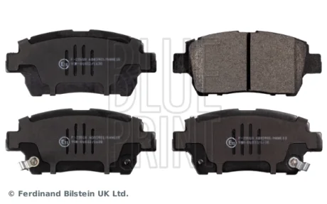 Колодки гальмівні (передні) Toyota Corolla 01-08/Prius 00-04/Yaris 99-05 BLUE PRINT ADT342105