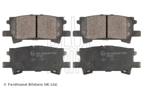 Колодки гальмівні (задні) Lexus RX 03-08 BLUE PRINT ADT342154