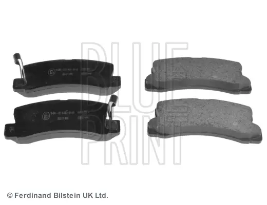 Колодки гальмівні задні дискові Lexus, Toyota (вир-во Blue Print) BLUE PRINT ADT34284 (фото 1)