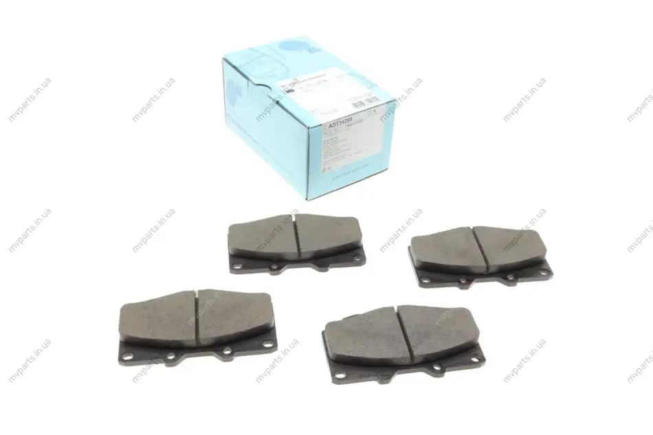 Колодки гальмівні (передні) Toyota Land Cruiser 90-02 BLUE PRINT ADT34289 (фото 1)