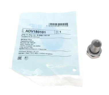 Болт зливу оливи VW Caddy III/T5/Crafter BLUE PRINT ADV180101
