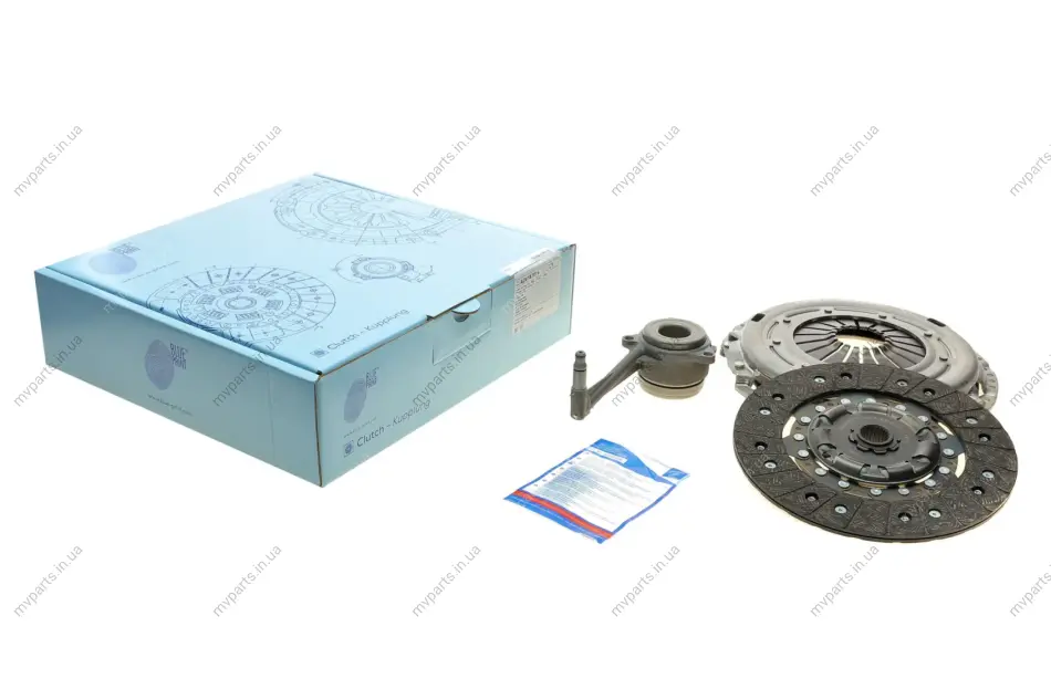 Комплект зчеплення VW Golf IV 1.9 DTI/1.8-2.3 98-06 (d=239) (+вижимний) BLUE PRINT ADV183016 (фото 1)