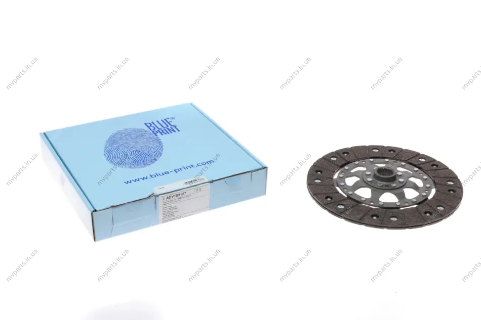 Диск зчеплення Audi A4/A6/VW Passat 94-05 (d=228mm) BLUE PRINT ADV183127 (фото 1)