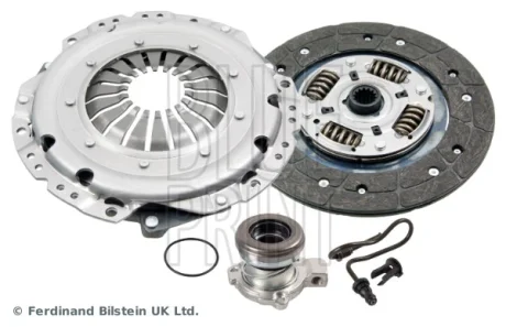 Комплект зчеплення Opel Combo/Astra G-H/Meriva/Vectra B-C/Zafira 1.6-1.8 (d=206mm/z=14) (+вижимний) BLUE PRINT ADW193048