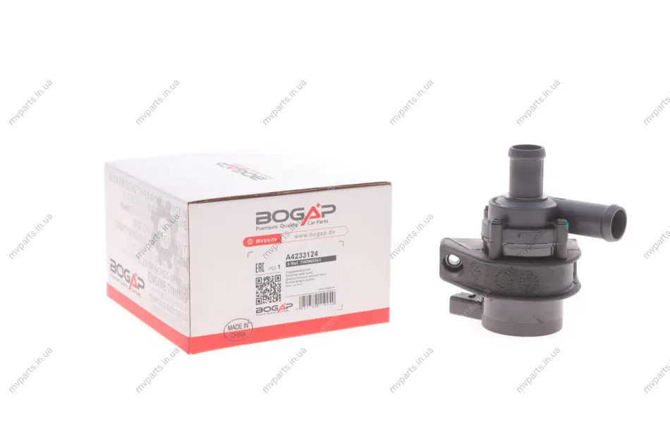 Насос системи охолодження (додатковий) VW T5 1.9/2.5TDI 03-09 BOGAP A4233124 (фото 1)