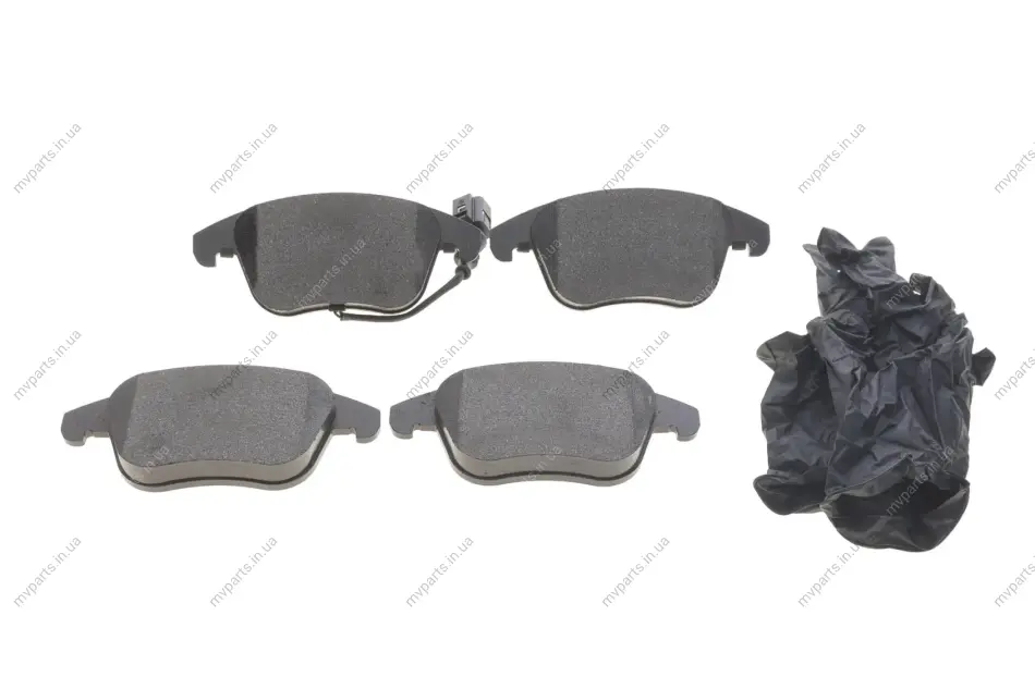 Колодки гальмівні (передні) VW Tiguan/Sharan 07- (з датчиком) BOGAP A8210211 (фото 1)