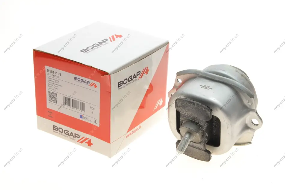 Подушка двигуна (R) BMW X5 (E70/F15)/X6 (F16/E71) 3.0/4.8 06-19 (N52/N55) BOGAP B1911103 (фото 1)