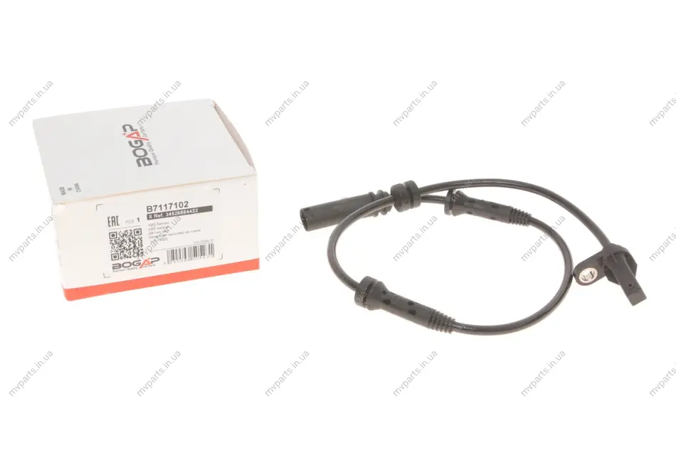 Датчик ABS (передній) BMW 1 (F20/F21)/3 (F30/F80)/4 (F36) 11- BOGAP B7117102 (фото 1)