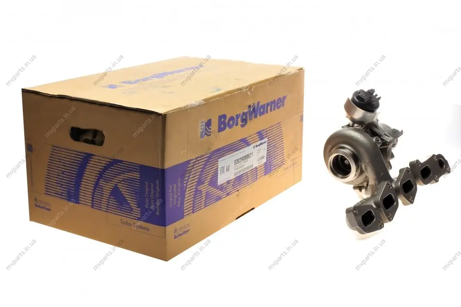 Турбіна Skoda Superb/VW Passat/Touran 2.0TDI 14- (BV43) DDAA/DFCA/DFHA (140KW) BORGWARNER 5303 988 0621 BorgWarner 5303-988-0621 (фото 1)