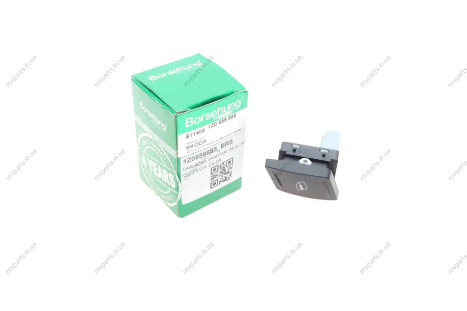 Кнопка склопідйомника (L) Skoda Octavia/Yeti 1.2-2.0 TDI 04-17 BORSEHUNG Borsehung B11405 (фото 1)