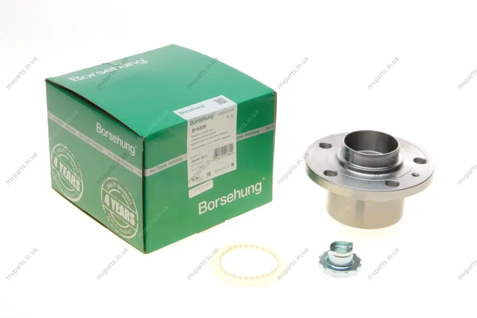 Підшипник маточини (передньої) Skoda Fabia 99-/VW Polo 02- (OE VAG) BORSEHUNG Borsehung B19309 (фото 1)