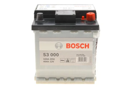 Акумуляторна батарея 40Ah/340A (175x175x190/+R/B13) 0 092 S30 000 BOSCH 0-092-S30-000