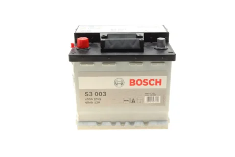 Акумуляторная батарея 45Ah/400A (207x175x190/+L/B13) 0 092 S30 030 BOSCH 0-092-S30-030