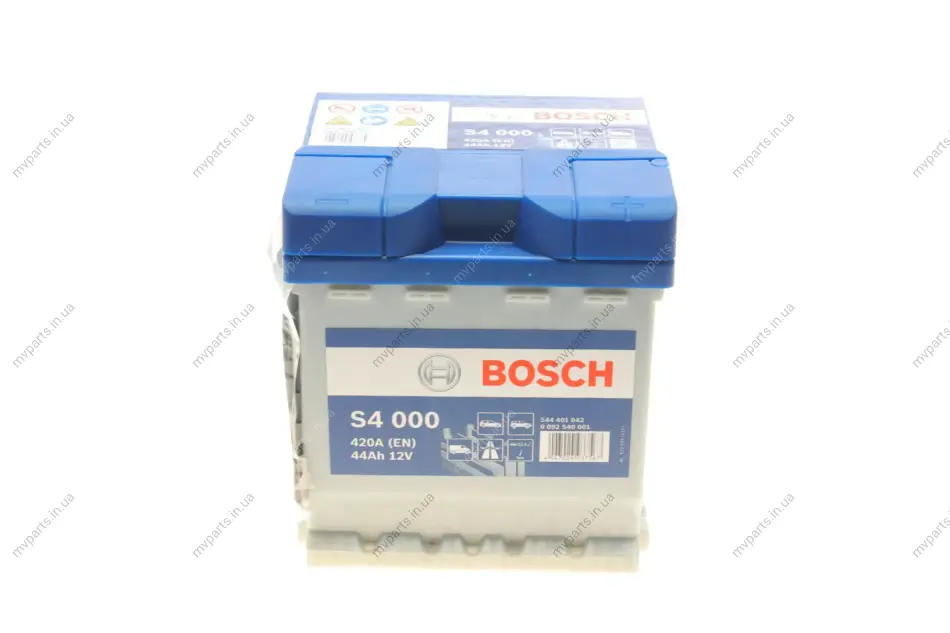 Акумуляторна батарея 44Ah/420A (175x175x190/+R/B13) 0 092 S40 001 BOSCH 0-092-S40-001 (фото 1)