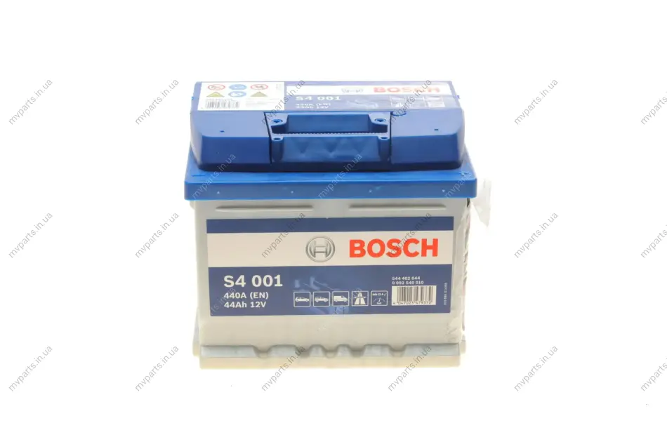 Акумуляторна батарея 44Ah/440A (207x175x175/+R) S4 0 092 S40 010 BOSCH 0-092-S40-010 (фото 1)