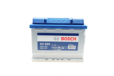 Акумуляторна батарея 60Ah/540A (242x175x190/+R/B13) 0 092 S40 050 BOSCH 0-092-S40-050