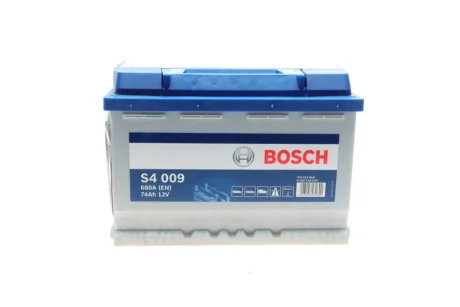 Акумуляторна батарея 74Ah/680A (278x175x190/+L/B13) 0 092 S40 090 BOSCH 0-092-S40-090
